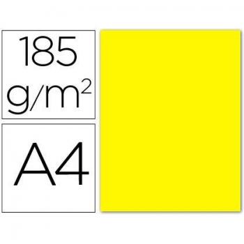 Canson Iris Vivaldi Cartulina A4 185g Amarillo Canario Paquete de 50 Hojas