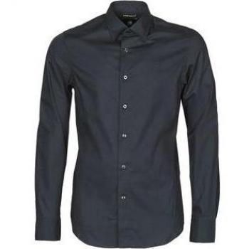 G-Star Raw Men's Dressed Super Slim Long Sleeve Shirt in Black