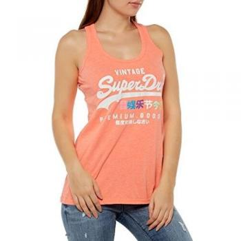 Superdry - Camiseta - para Mujer Coral Marl M