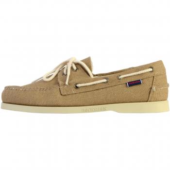 Sebago Washed Canvas Lace-Up Boat Shoes
