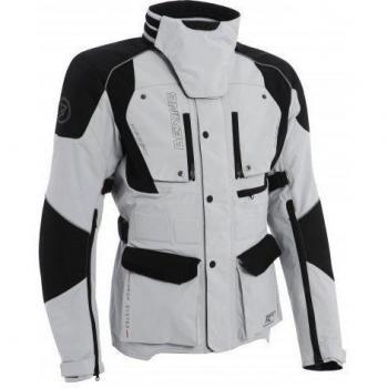 Bering moto Bering-Chaqueta de senderismo, color negro y Gris Talla:large