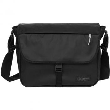Bandolera Eastpak Delegate + Tarp Black 20L, color negro puro, capacidad de 20 litros, material resistente al agua, correas ajustables y múltiples compartimentos