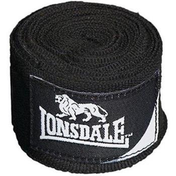 Londsdale Boxen Handschuhe Stretch Mexican Hand Wrap Standard 3.5 m - Guantes de boxeo para combate, color negro, talla s
