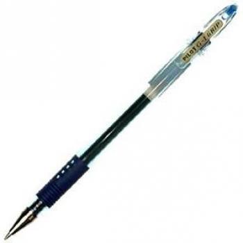 Bolígrafo Gel Pilot G-1 Grip Azul 0.7 mm - Escritura Suave y Ricaricabile