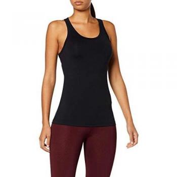 NIKE The Get Fit Tank Camiseta sin Mangas, Mujer, Black/