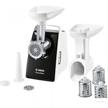 Picadora Bosch MFW3X13B, Blanco, Acero Inoxidable, 500 W, dimensiones 25 x 23 x 16 cm