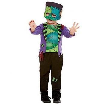 Smiffys 50793T1 - Disfraz de monstruo para niños pequeños, color verde, edad de 1 a 2 años