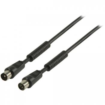 100Hz Coaxial Antenna Cable M/F 1.5m Black