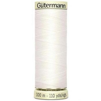 Hilo de Coser Poliéster Gutermann Todo en Uno Blanco Suave (111)