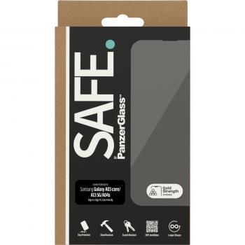 Protector de Pantalla PanzerGlass SAFE para Samsung Galaxy A03 Core, A13 5G y A04s - Resistente a Arañazos y Golpes - Transparente - Compatible con Fundas