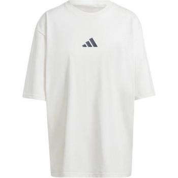 Camiseta de fitness Adidas Strength Graphic para mujer, color blanco, talla L