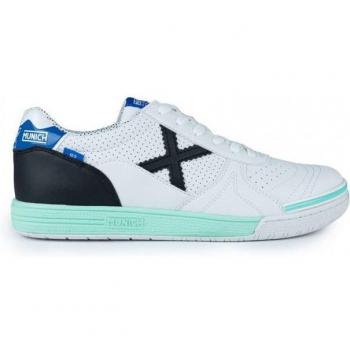 Zapatillas de fútbol sala Munich G-3 Profit 406 Hombre Blanco