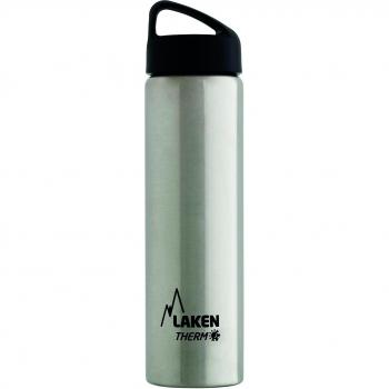 Laken Classic Botella Térmica Acero Inoxidable 18/8, Aislamiento de Vacío con Doble Pared y Boca Ancha, Plateado, 500 ml