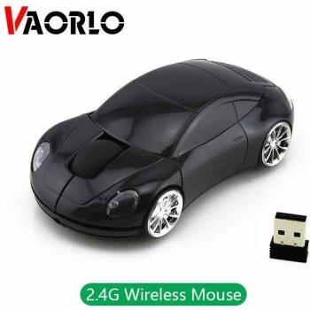 Ratón Inalámbrico VAORLO 2.4 GHz USB Mini Óptico 1600 DPI para Niños Color Rojo