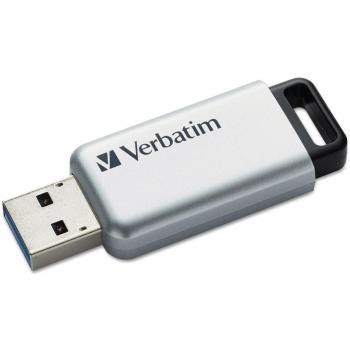 VERBATIM Store 'n' Go Secure Pro Memoria USB I USB 3.2 Gen 1 I 16GB I Memory Stick con protección de contraseña I Memoria USB 3 con cifrado I Memoria Externa Laptop Notebook and Co I Plateado
