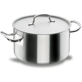 Lacor - 50017 - Cacerola Alta Con Tapa Chef Classic 16cm Inox