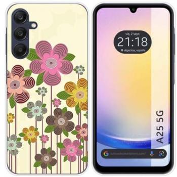 Funda de Silicona para Samsung Galaxy A25 5G con Diseño de Primavera en Flor
