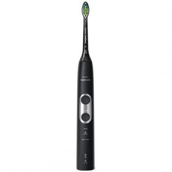 Philips Sonicare ProtectiveClean 6100 Recargable Cepillo de Dientes Eléctrico Sónico con Sensor de Presión, 3 Modos de Limpieza y Timer, HX6870/47, Negro