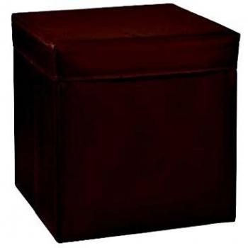 Andrea House MU64089 - Puf Pol Marron 38X38X38Cm