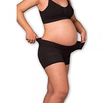 Braguitas de Maternidad y Embarazo Carriwell Deluxe, Pack de 2, Color Negro