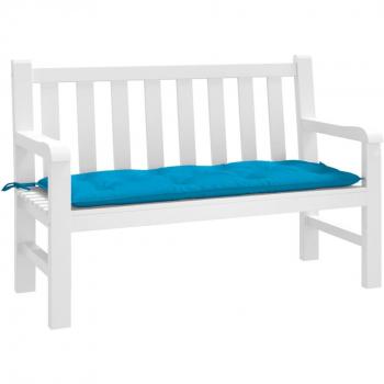 Cojín para Banco de Jardín Azul 120x50x7 cm en Tela Oxford