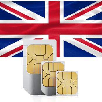 Gran Bretaña /Inglaterra Prepago Datos SIM tarjeta + 500MB para 30 días - Estándar,Micro & Nano SIM
