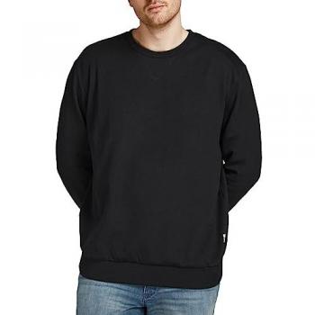 Sudadera Básica de Talla Grande Jack & Jones Negra 2XL