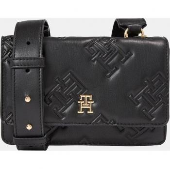 Tommy Hilfiger Th Refined Mono Bolsa De Hombro Negro