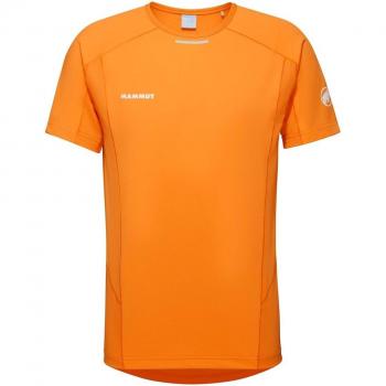 Camiseta de montaña de hombre Mammut Aenergy FL manga corta naranja claro - M