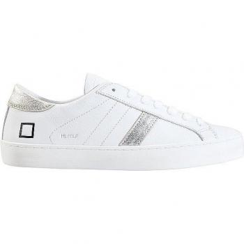 D.A.T.E. Women's White Leather Sneakers Size 41