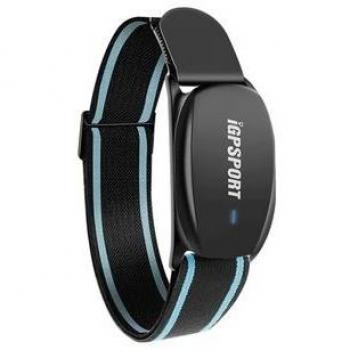 iGPSPORT Banda De Pulso HR70 - Monitoreo de frecuencia cardíaca, compatible con ciclismo, conectividad Bluetooth y ANT+, diseño ergonómico y resistente al agua