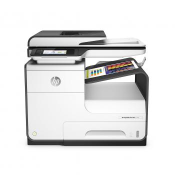 HP PageWide Pro 477dw Multifunción Inyección de Tinta Térmica A4, 40ppm, Wifi, Fax, Duplex, Escáner Doble Cara, USB con Pantalla Táctil - Color Blanco