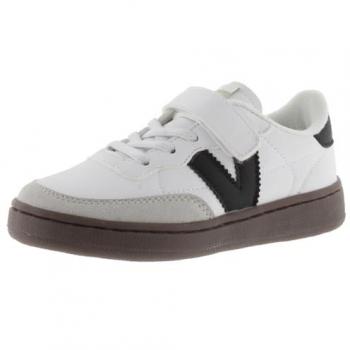 Casco Deportivo Bicolor Oslo de Niña, Zapatillas Victoria Oslo Blanco de Niño, Zapatillas Victoria Oslo Efecto Piel Mujer Blanco, Deportiva Victoria 1256100 Oslo Blanco (29), Basket Unisex Victoria Oslo E
