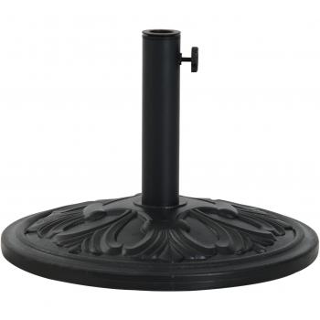 Soporte de Sombrilla Redondo Ajustable Universal de Cemento 48x34cm Estilo Retro