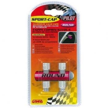Lampa 02500 Sport Cap - Tapones para Cubrir la válvula, Aluminio