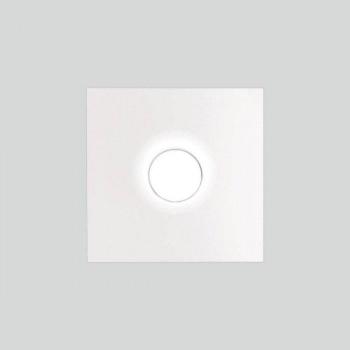 Plafón SQUARE blanco 1 bombilla Kolarz - square - Lámpara de techo montada en superficie metálica Lifestyle - Acabado blanco, 1x GX53