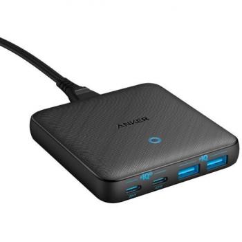 Cargador Sobremesa Anker 65W 2A/2C Slim Negro