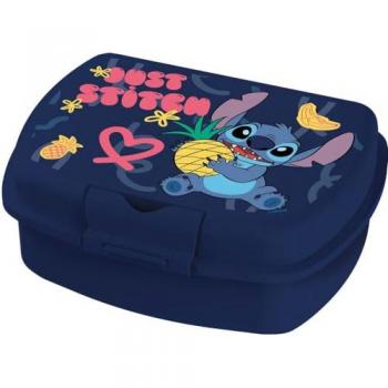 Caja de Almuerzo Stor Lilo y Stitch, Lunchbox Infantil, Sandwichera Multicolor, Plástico