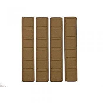 keymod Barra de suave carcasa para Airsoft keymod handguard- Dark Earth