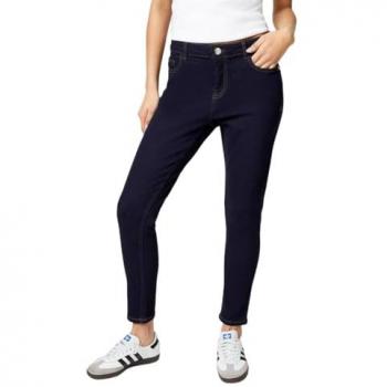 Petite Comfort Stretch Indigo Blue Skinny Jeans for Women - Size 8 Regular