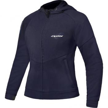 Ixon Chaqueta textil de moto para mujer Touchdown Azul Marino-Plateado