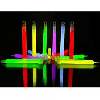Glow Sticks Large Party Packs - Ultra Bright 32 Mega Pack Sticks in 8 Colours - Neon UV Accessories for Festival, Halloween, Camping & Cycling