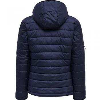 Hummel Chaqueta North Quilted Mujer, acolchada, diseño moderno, resistente al viento, con cierre frontal y bolsillos laterales