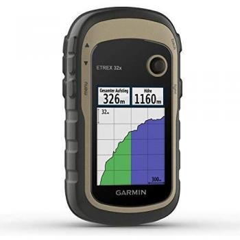 Garmin eTrex 32x Outdoor Handheld GPS Unit with 3-axis Compass and Barometric Altimeter, Brown