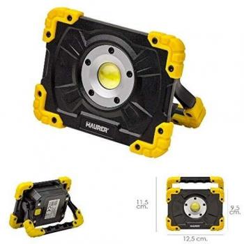 MAURER Foco Led Portatil Con Asa E Imanes 5 W. 500 Lumenes A Pilas