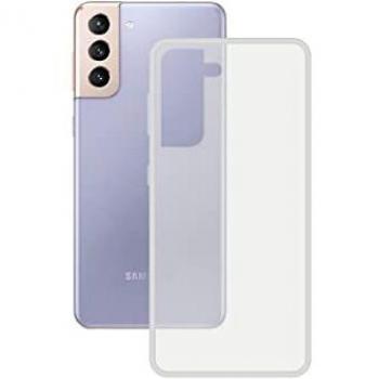 KSIX smart your tech Funda para Samsung Galaxy S21 Plus, Flexible, Transparente