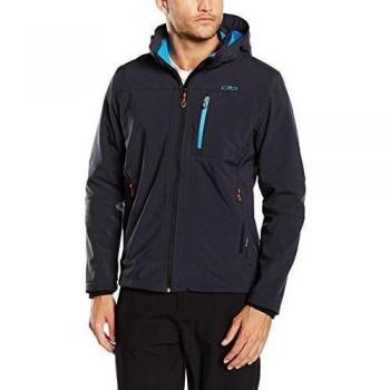 Cmp Softshell - Soft shell para hombre, color antracite-china blue, talla 56