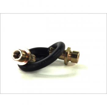 Tubo de freno ABE C89216ABE - Latiguillo de freno, longitud adecuada, material resistente a la corrosión, compatible con sistemas de frenos hidráulicos, presión máxima soportada alta