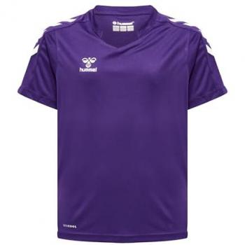 Hummel Hmlcore XK Kid's Jersey T-Shirt Acai/White, Size 6 Years, Male