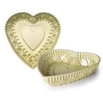 Molde Corazón Cuore Aluminio Fundido 27,5x27x6,1 cm Antiadherente